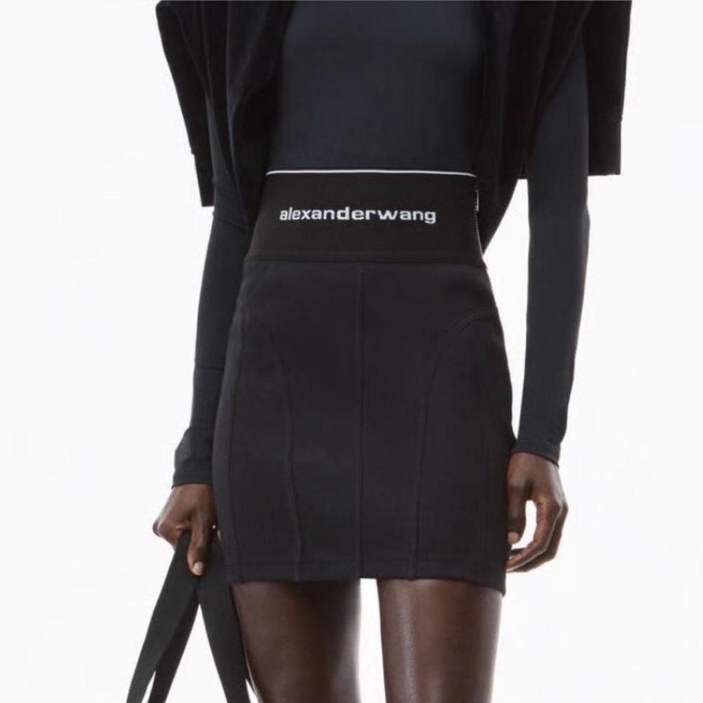 Alexander Wang Black Mini Pencil Skirt
